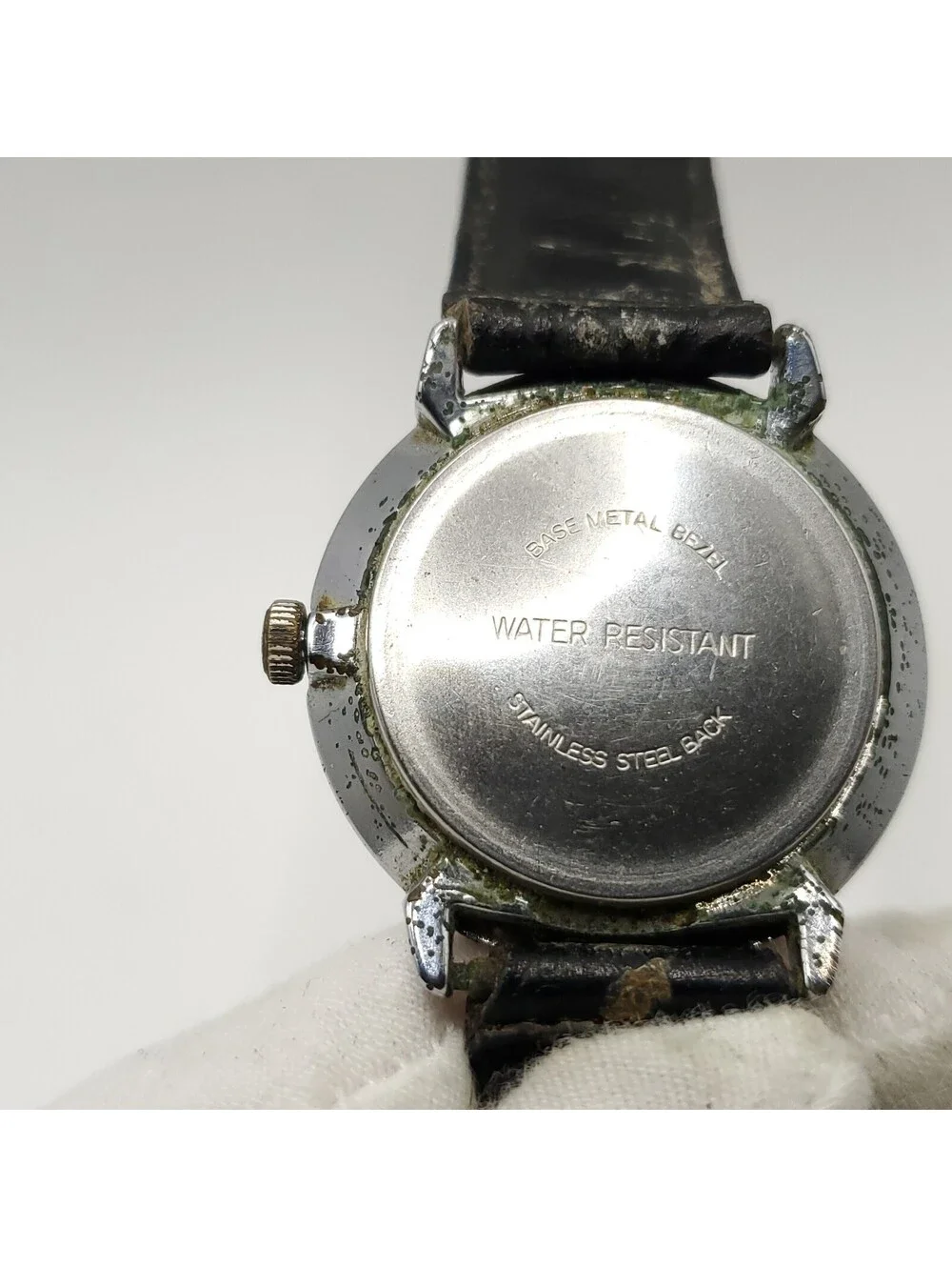 Vintage 1979 Timex Marlin Mens Watch 34mm For Parts Or Repair